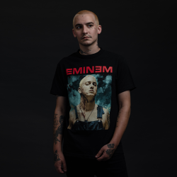 EMINEM - BLOODY CHAINSAW T-SHIRT (BLACK)