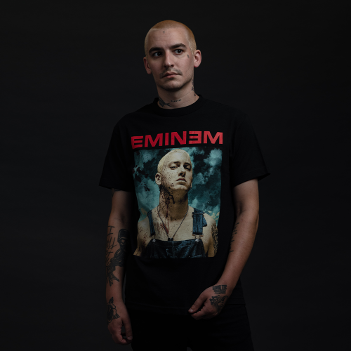 EMINEM - BLOODY CHAINSAW T-SHIRT (BLACK)