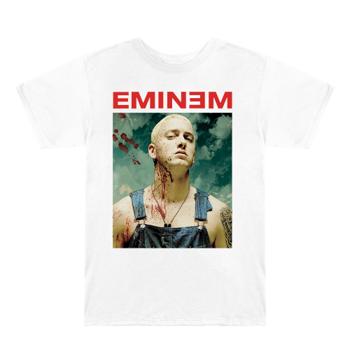 EMINEM - BLOODY CHAINSAW T-SHIRT (WHITE)