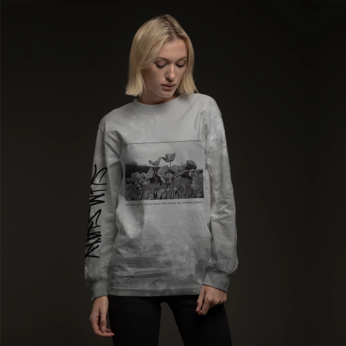 EMINEM - DRUG BALLAD LONGSLEEVE (GREY TIE DYE)