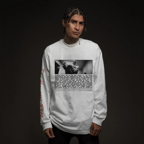 EMINEM - I'M THE REAL SLIM SHADY LONGSLEEVE (WHITE)