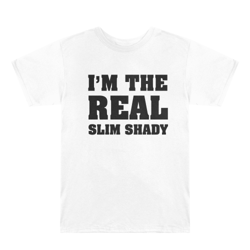 EMINEM - I'M THE REAL SLIM SHADY T-SHIRT (WHITE)