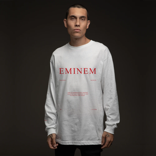 EMINEM - MMLP PSA LONGSLEEVE (WHITE)