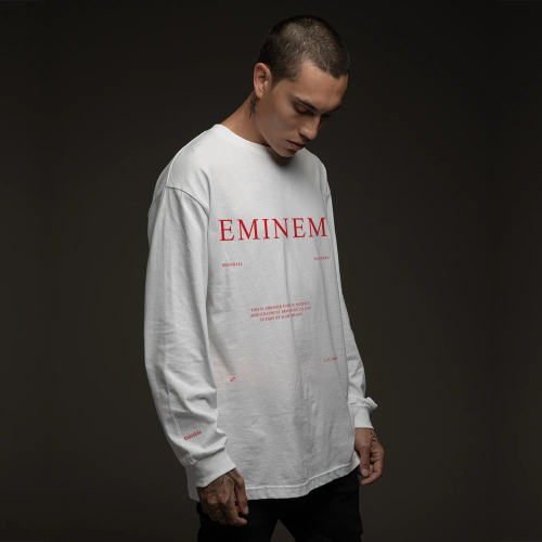 EMINEM - MMLP PSA LONGSLEEVE (WHITE)