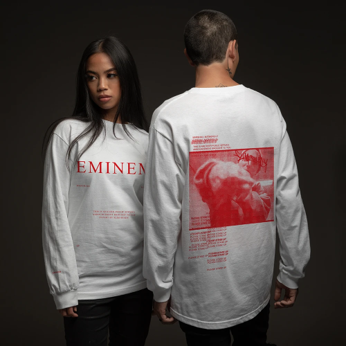 EMINEM - MMLP PSA LONGSLEEVE (WHITE)