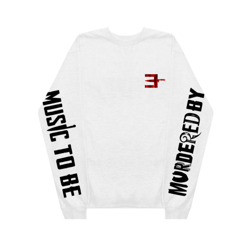 EMINEM - MTBMB BLOODY LONGSLEEVE (WHITE)