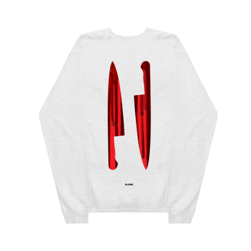 EMINEM - MTBMB BLOODY LONGSLEEVE (WHITE)