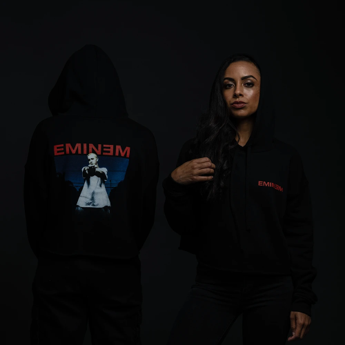 EMINEM - POWERLINE CROPPED HOODIE