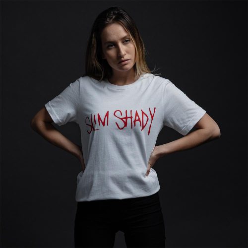 EMINEM - SLIM SHADY T-SHIRT (WHITE)