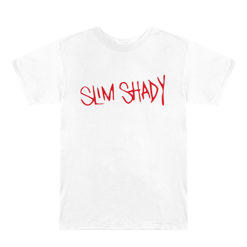 EMINEM - SLIM SHADY T-SHIRT (WHITE)