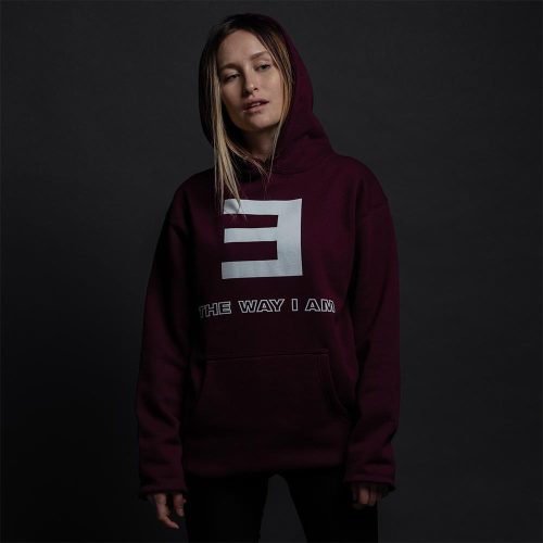 EMINEM - THE WAY I AM HOODIE (MAROON)