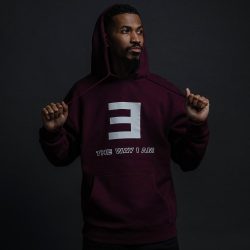 EMINEM - THE WAY I AM HOODIE (MAROON)