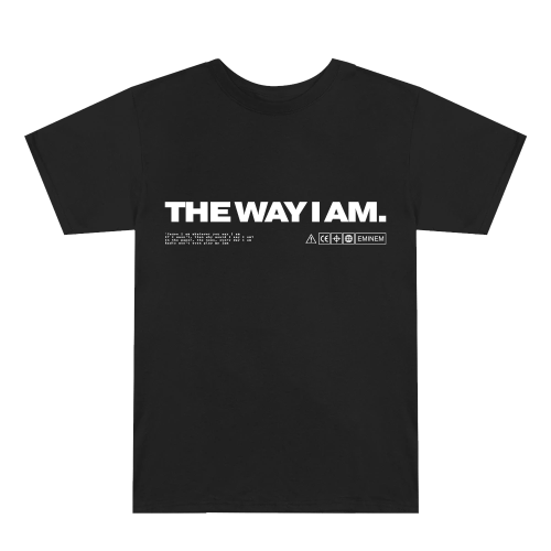 EMINEM - THE WAY I AM T-SHIRT (BLACK)