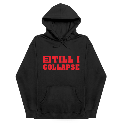 EMINEM - TILL I COLLAPSE HOODIE (BLACK)