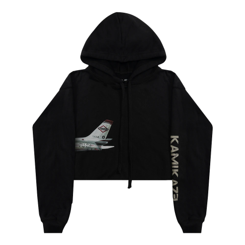 EMINEM - WOMEN'S PLANE CROPPED HOODIE