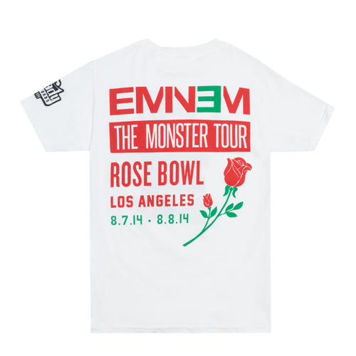 EMINEM ROSEBOWL EVENT T-SHIRT (WHITE)