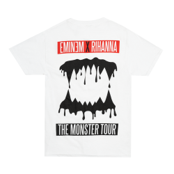 EMINEM - MONSTER TEETH GRIN T-SHIRT (WHITE)