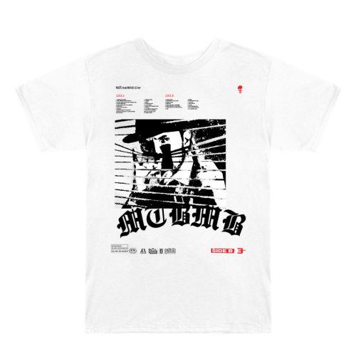 EMINEM - MTBMB BLINDS T-SHIRT (WHITE)