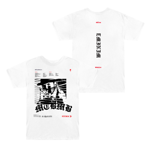 EMINEM - MTBMB BLINDS T-SHIRT (WHITE)