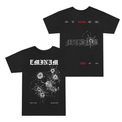 EMINEM - MTBMB BULLET HOLE T-SHIRT (BLACK)