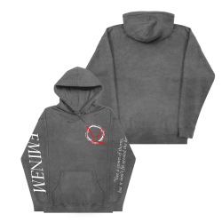 EMINEM - MTBMB LYRIC HOODIE (GREY PIGMENT DYE)