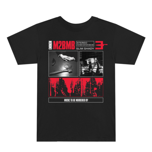 EMINEM - MTBMB TRACKLIST T-SHIRT (BLACK)