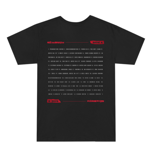 EMINEM - MTBMB TRACKLIST T-SHIRT (BLACK)