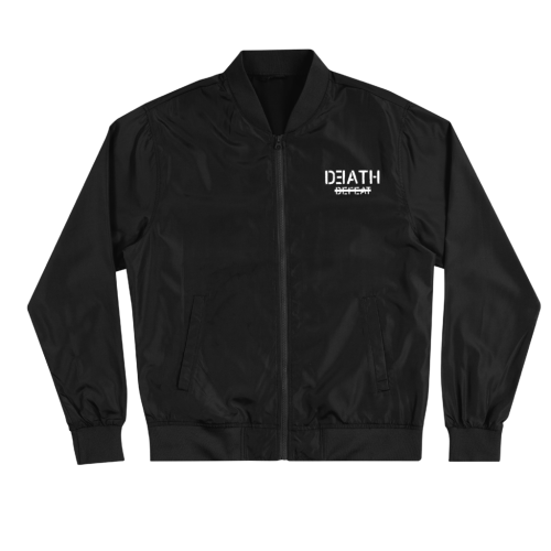 EMINEM - DEATH BEFORE DEFEAT LIGHTWEIGHT BLACK BOMBER 3D