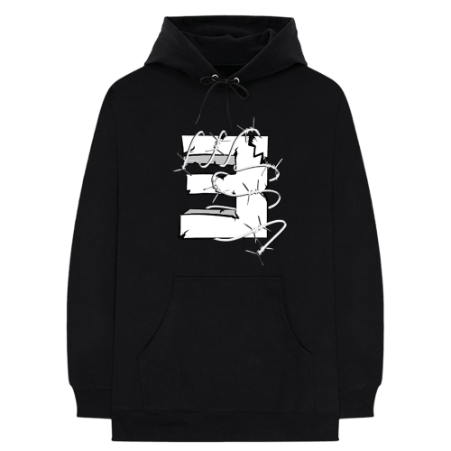 MILLINSKY X EMINEM CONCRETE COMPOSITION HOODIE (BLACK)