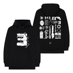 MILLINSKY X EMINEM CONCRETE COMPOSITION HOODIE (BLACK)