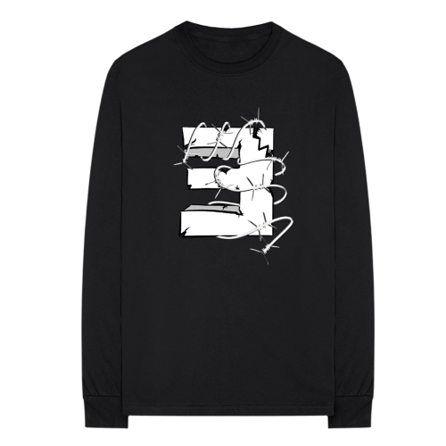 MILLINSKY X EMINEM CONCRETE COMPOSITION LONGSLEEVE (BLACK)