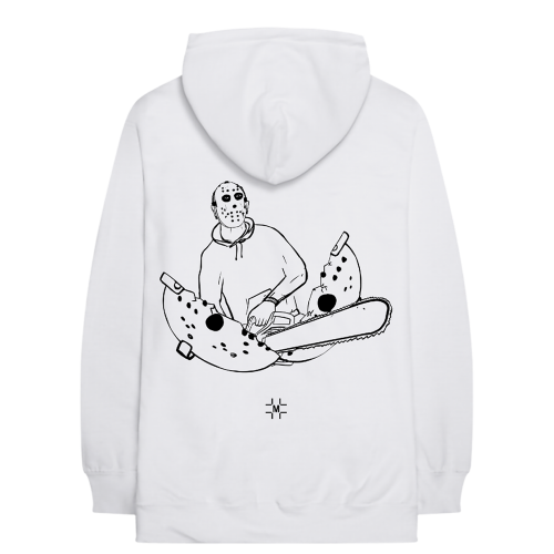 MILLINSKY X EMINEM CONCRETE MIDDLE FINGER LONGSLEEVE (WHITE)