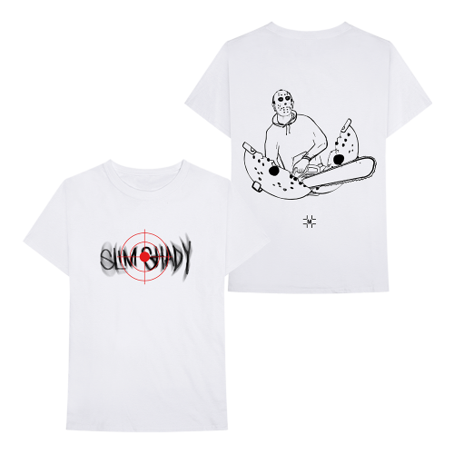 MILLINSKY X EMINEM MASK + SAW T-SHIRT (WHITE)