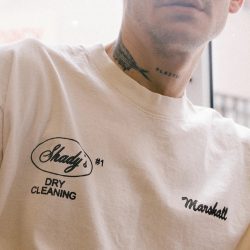 SHADY CLEANERS T-SHIRT (CREAM)