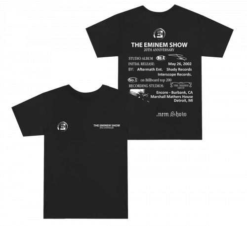 THE EMINEM SHOW 20TH ANNIVERSARY T-SHIRT