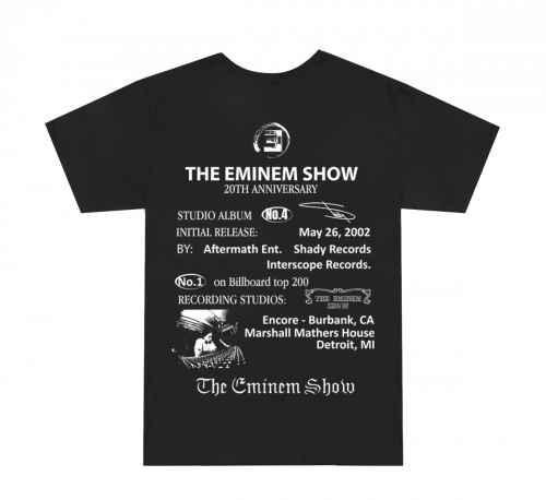 THE EMINEM SHOW 20TH ANNIVERSARY T-SHIRT